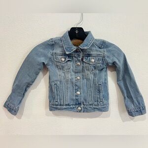 Levi’s Denim Blue Jean Jacket Toddler Girl Boy Size 4T